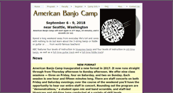 Desktop Screenshot of americanbanjocamp.com